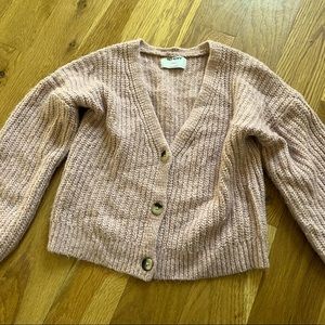Girls Old Navy Chunky Knit Cardigan